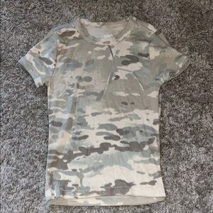 BDG Kids Camouflage Short Sleeve Tee - Gray and Tan